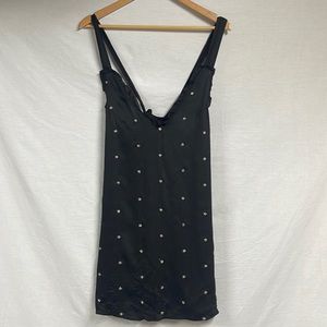 FP Free People Flower Rhinestone Jewel Slip Dress